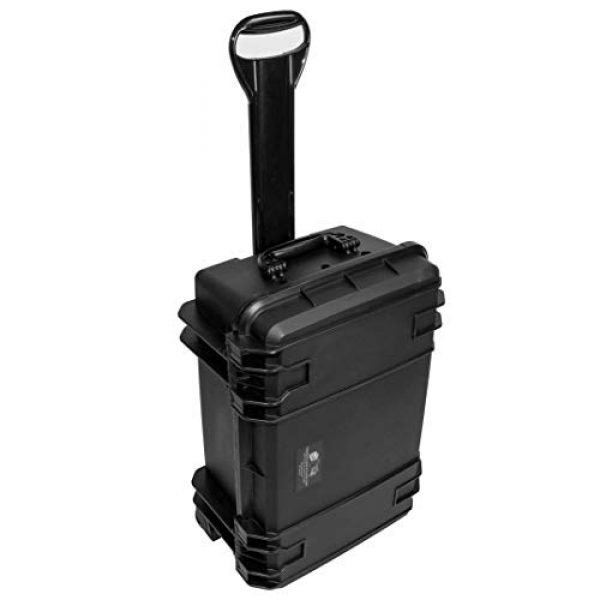 Case Club Pistol Case 4 Case Club 8 Revolver/Semi-Auto Pre-Cut Waterproof Case with Accessory Pocket & Silica Gel to Help Prevent Gun Rust