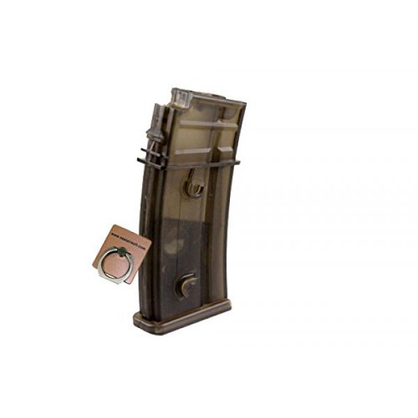 CYMA Airsoft Gun Magazine 2 CYMA 470rd Hi-Cap Magazine for G36/G36C Series Airsoft AEG X 3pcs -Mobile Ring Included
