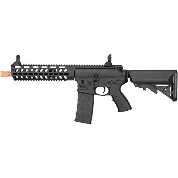 Lancer Tactical Airsoft Rifle 1 Lancer Tactical 10.5" Rapid Deployment Carbine M4 RDC Airsoft AEG Rifle Low Speed Black