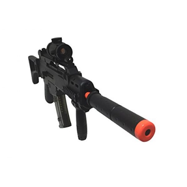 Double Eagle Airsoft Rifle 3 JustAirsoftUSA M85 Electric Rifle Airsoft Gun w/ accessories