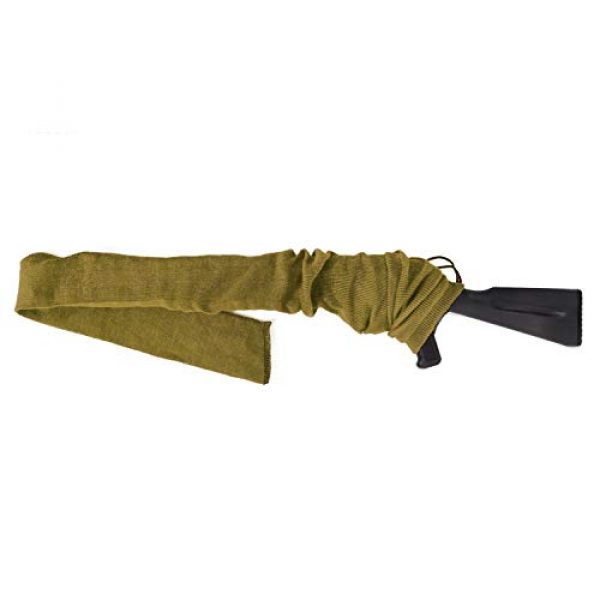 GUGULUZA Rifle Case 1 GUGULUZA Silicone Treated Knit Gun Socks 52" for Rifles Shotgun