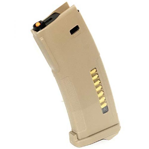 Airsoft Shopping Mall Airsoft Gun Magazine 1 Airsoft Shooting Gear PTS 30/120rd Mag EPM Magazine for Tokyo Marui Recoil Shock Next Generation M4 Scar 416D AEG Dark Earth DE