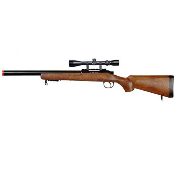 Well Airsoft Rifle 1 Well MB02 Airsoft Sniper Rifle W/Scope - Wood