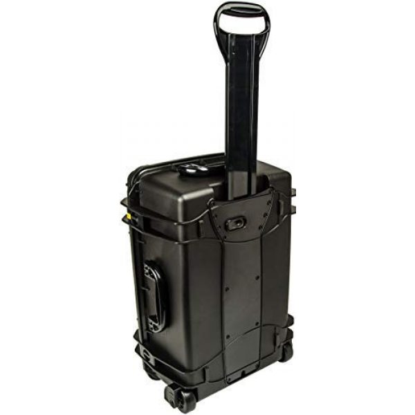 Case Club Pistol Case 6 Case Club 10 Pistol Pre-Cut Waterproof Case with 2 Silica Gel Canisters to Help Prevent Gun Rust (Wheeled)