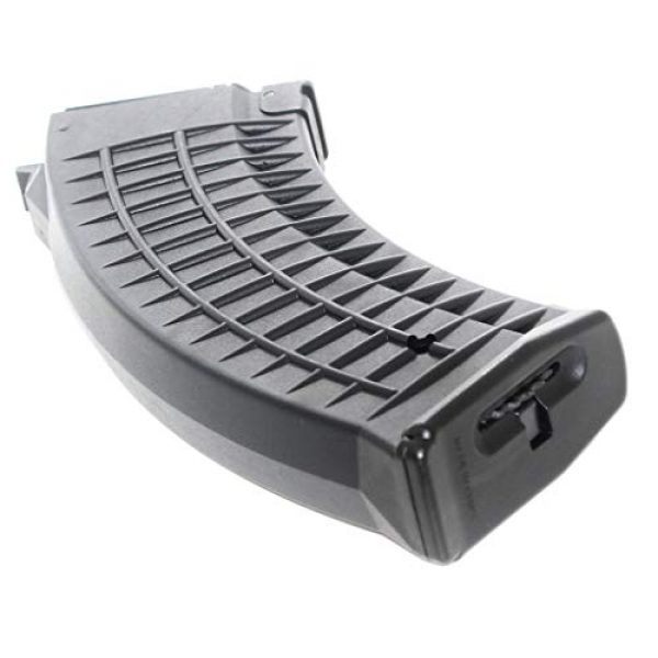Airsoft Gang Airsoft Gun Magazine 2 Airsoft Parts 3pcs 500rd Waffle Mag Hi-Cap Magazine for AK-Series AEG Black
