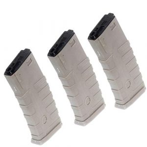 Generica Airsoft Gun Magazine 1 Airsoft Spare Parts CAA 3pcs 360rd Mag Hi-Cap Magazine for ICS D-Boys Tokyo Marui M4 M16 Series M4 M16 Dark Earth