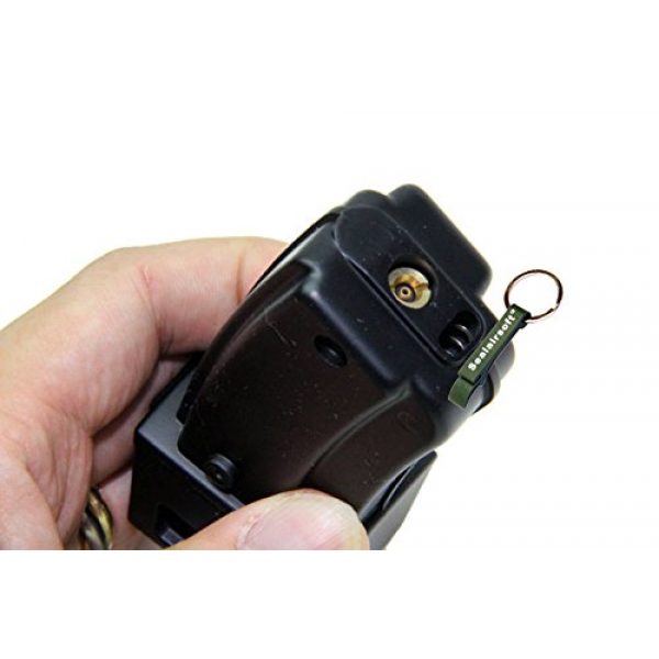 KJW Air Gun Magazine 4 KJ Works 22rds Airsoft Metal 6mm GAS Magazine For KC-02 .22 GBB Black -Mobile Ring Included