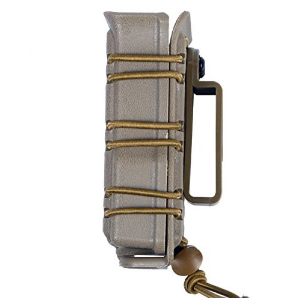 Hunting Explorer Tactical Pouch 4 Tactical MOLLE Fast Mag Pouch 7.62 Open-Top Magazine Holder for Airsoft Hunting Shooting CS Game Paintball