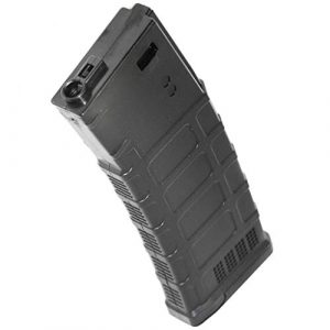 Airsoft Gang Airsoft Gun Magazine 1 Airsoft Parts CYMA 220rd Polymer Waffle Mag Mid-Cap Magazine for CYMA, E&C, APS, D-Boys, ICS, Classic Army, G&P, Tokyo Marui M4 M16 Series AEG Black