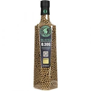 Lancer Tactical Airsoft BB 1 Lancer Tactical 0.30g Biodegradable BBS 4000 Rounds Dark Earth for Airsoft High FPS Performance