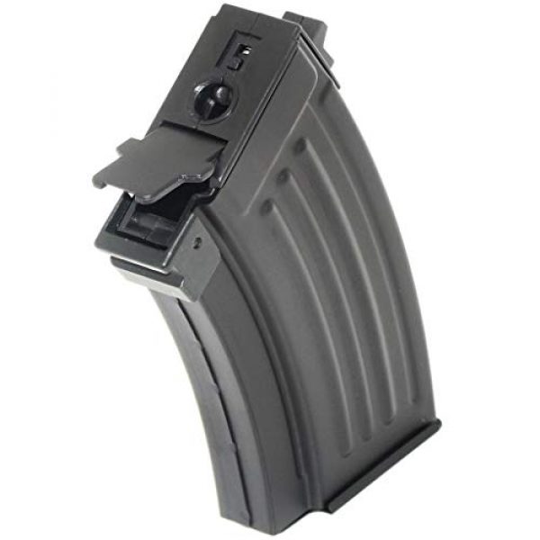 Airsoft Gang Airsoft Gun Magazine 1 Airsoft Parts 230rd Mag Short Type Hi-Cap Magazine for AK-Series AEG Black
