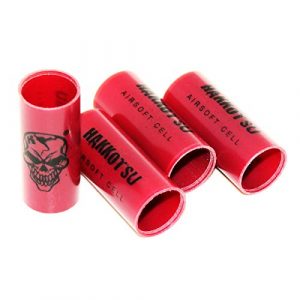 Airsoft Shopping Mall Airsoft Gun Magazine 1 Airsoft Shooting Gear APS 4pcs CO2 Ejecting Shotgun Shell Replacement Hulls for CAM870 Red