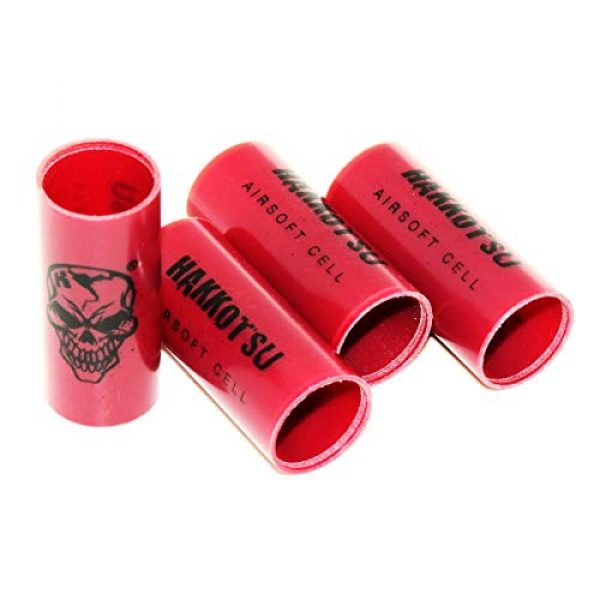 Airsoft Shopping Mall Airsoft Gun Magazine 1 Airsoft Shooting Gear APS 4pcs CO2 Ejecting Shotgun Shell Replacement Hulls for CAM870 Red