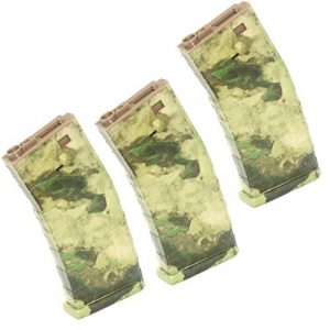 Airsoft Gang Airsoft Gun Magazine 1 Airsoft Parts APS 3pcs Hi-Cap U Mag Magazine for FMR/ASR/UAR/M4 Series AEG A-TACS FG Camo