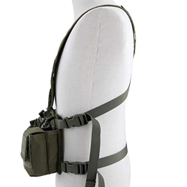 Tactical Area Airsoft Tactical Vest 2 CS Vest Multi-Functional Tactical Vest Breathable and Quick Release Lightweight Vest