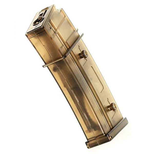 Generica Airsoft Gun Magazine 1 Airsoft Spare Parts CYMA 420rd Flash Mag Magazine for G36 Series AEG Semi Transparent