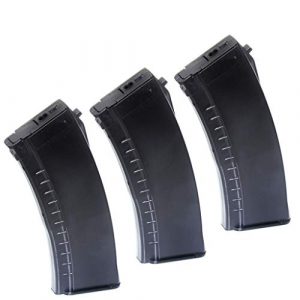 Generica Airsoft Gun Magazine 1 Generica Airsoft Spare Parts APS 3pcs 500rd Plastic Hi-Cap Mag Magazine for CYMA ICS Marui AK AEG BK
