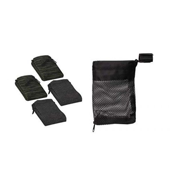 huntech Rifle Case 1 Mesh Brass Shell Catcher and Gun Sock Set