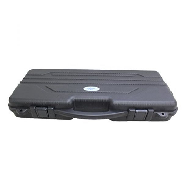SAS Pistol Case 4 SAS Takedown Bow Hard Case with Pluck Foam and Locking Holes for Competition Bow, Pistol, Archery Accessories or Handgun