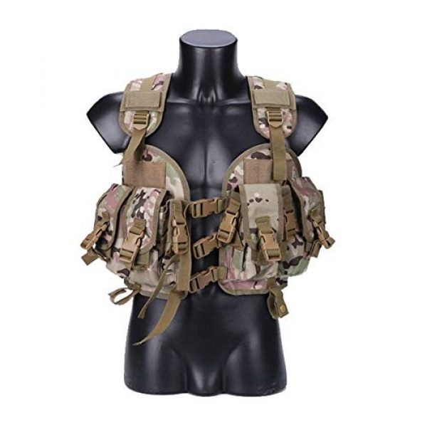 Shefure Airsoft Tactical Vest 3 Shefure The Seal Men Tactical Hunting Armor Vest Combat CS Wargame Military Camouflage Waterproof Water Bag Pouches Tactical Gear