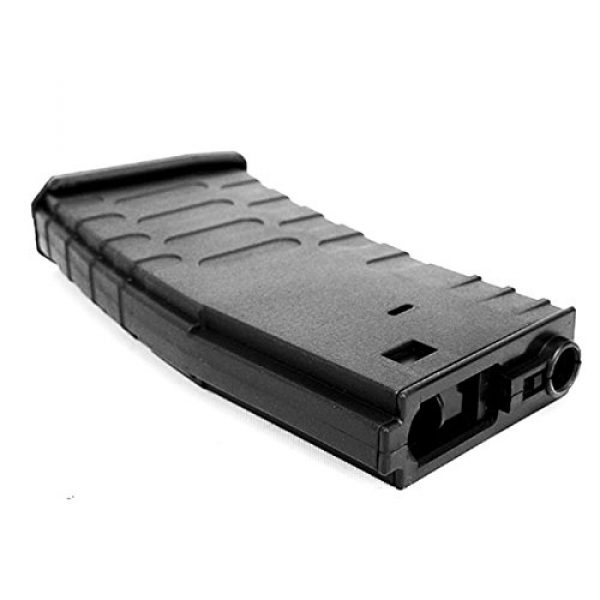 Airsoft Shopping Mall Airsoft Gun Magazine 2 Airsoft Shooting Gear APS 3pcs Hi-Cap U Mag Magazine for FMR/ASR/UAR/M-Series AEG Black