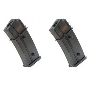 Airsoft Shopping Mall Airsoft Gun Magazine 1 Airsoft Shooting Gear 2pcs 470rd Mag Magazine For Tokyo Marui G36 AEG Semi-Transparent Brown