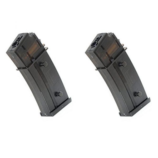Airsoft Shopping Mall Airsoft Gun Magazine 1 Airsoft Shooting Gear 2pcs 470rd Mag Magazine For Tokyo Marui G36 AEG Semi-Transparent Brown