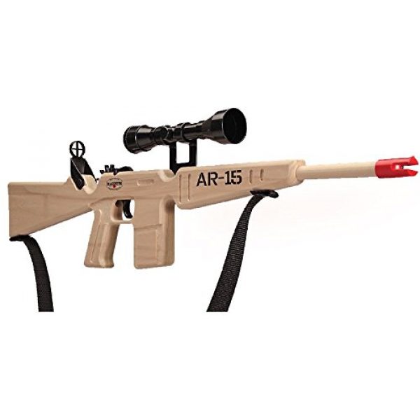 Magnum Enterprises Rubberband Gun 1 Magnum Enterprises Wooden AR-15 Rifle with Scope and Sling