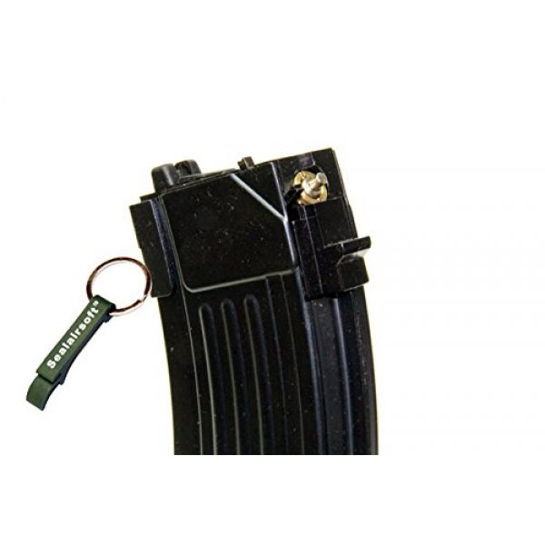 WE Airsoft Gun Magazine 2 WE 30rds Airsoft Gas Magazine For WE PMC Series GBB Black -Mobile Ring Included