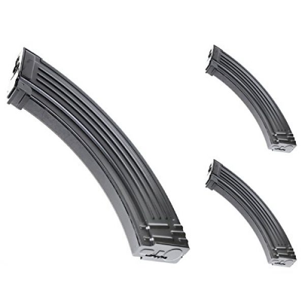 Airsoft Shopping Mall Airsoft Gun Magazine 1 Airsoft Shooting Gear 3pcs Pack CYMA 800rd Hi-Cap Long Magazine for AK-Series AEG Black
