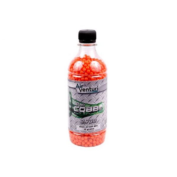 Air Venturi Airsoft BB 1 Air Venturi Pro CQBBs 6mm airsoft BBs, 0.12g, 2700 rds, orange