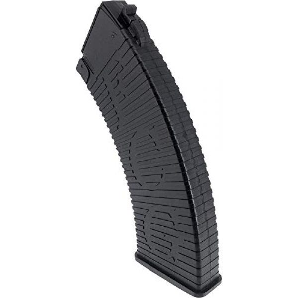 SportPro Airsoft Gun Magazine 4 SportPro APS 500 Round Polymer Thermold Waffle High Capacity Magazine for AEG AK47 AK74 Airsoft 6 Pack - Black