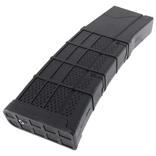 SportPro Airsoft Gun Magazine 7 SportPro CYMA 140 Round Polymer Thermold Waffle Medium Capacity Magazine for AEG M4 M16 Airsoft - Black