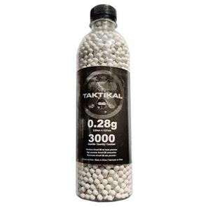 Taktik Airsoft BB 1 Airsoft bbs Bio Biodegradable 0.28g 3000 rounds bottle 6mm bb