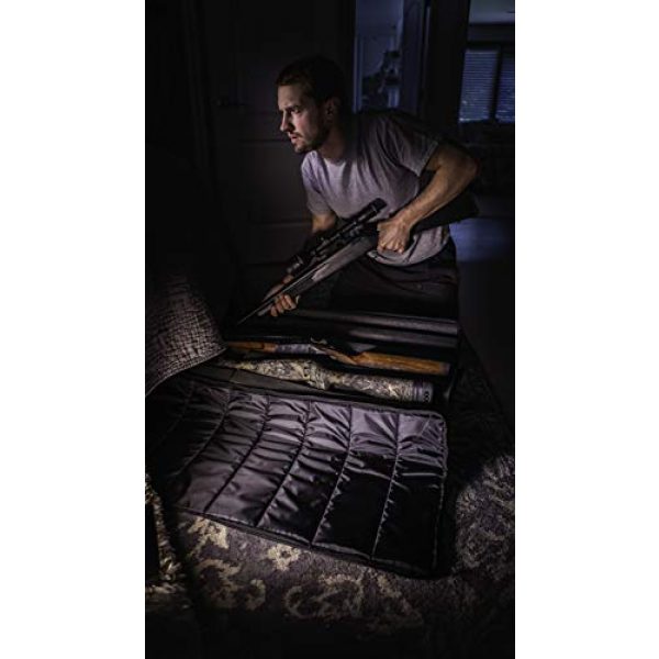 Allen Company Rifle Case 1 Allen Company Gun and Rifle Storage Case Locker, Under The Bed/On Shelf Storage - 18 x 50 inches, Long Gun/Rifle - Black, Model Number: 78101
