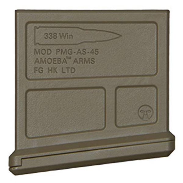 Elite Force Airsoft Gun Magazine 2 Amoeba AS-01 Striker Rifle Gen2 6mm BB Sniper Rifle 45-Round Airsoft Gun Magazine, Dark Earth Brown
