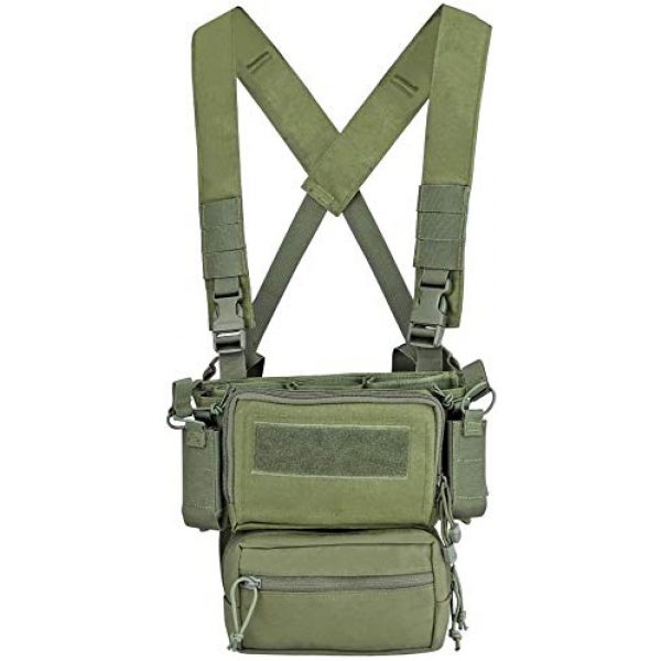 N/W Airsoft Tactical Vest 1 N/W Tactical Vest X Harness Rifle Pistol Magazine Pouch CRX Hunting Gear Accessories Chest Frame for Airsoft Paintball Shooting