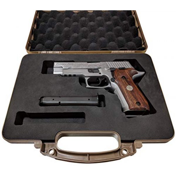 Cedar Mill Fine Firearms Pistol Case 7 Custom EVA Pistol Foam - 1911 Colt Beretta 90 CZ 75 SHADOW 1 and 2 9mm Canik SFX / SA FNH FNS Grand Power Excalibur H&K USP Magnum Research MR9 Ruger American SR11 Smith&Wesson SIG SAUER