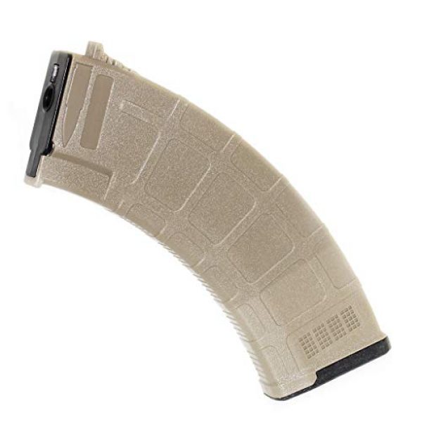 Generic Airsoft Gun Magazine 1 Airsoft Spare Parts CYMA 200rd Polymer Mid-Cap Magazine for CYMA APS D-Boys ICS JG G&P Tokyo Marui AK Series AEG Dark Earth Tan