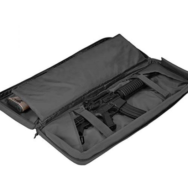 BOW-TAC Rifle Case 4 BOW-TAC Double Long Rifle Gun Case Bag Tactical Rifle Backpack Pistol Soft Firearm Transportation Carbine Case - Lockable Compartment 36",42",46"