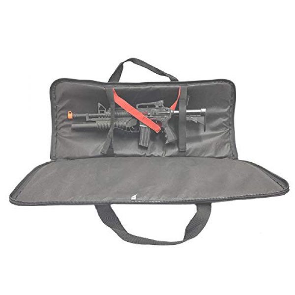 Explorer Cases Rifle Case 1 Explorer American Classic Tactical 28 inch Long Rifle Pistol Gun Bag Firearm Transportation Case w/Shoulder Straps Lockable Zipper
