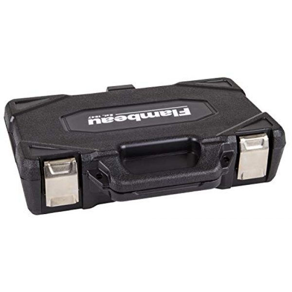 Flambeau Outdoors Pistol Case 2 Flambeau Outdoors 35DWS Safe Shot Double Wall Single Pistol Case 12", Portable Firearm Storage Accessory, Black