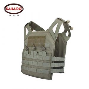 Shefure Airsoft Tactical Vest 7 Shefure Cardura Rip-Stop Military Tactical Combat Vests,Outdoor Hunting Waistcoats Anti-stab Thickening Paintball Vest