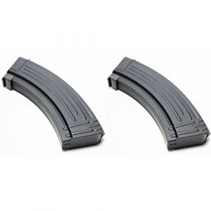 Airsoft Shopping Mall Airsoft Gun Magazine 1 Airsoft Shooting Gear 2pcs Pack CYMA 600rd Metal Flash Mag Magazine for AK-Series AEG Black