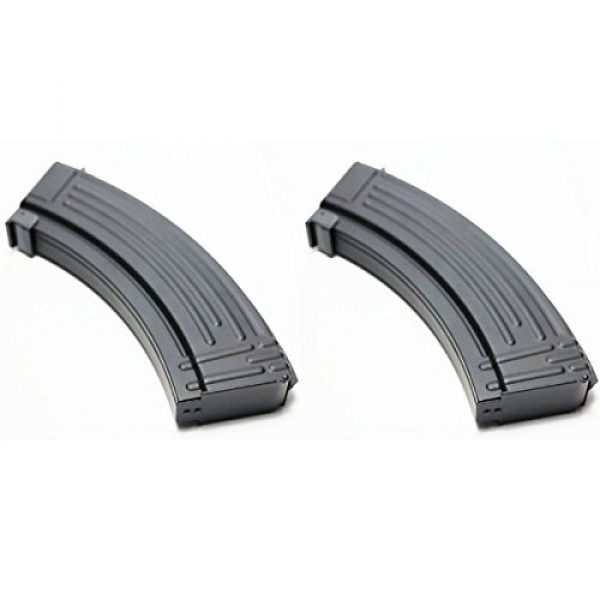 Airsoft Shopping Mall Airsoft Gun Magazine 1 Airsoft Shooting Gear 2pcs Pack CYMA 600rd Metal Flash Mag Magazine for AK-Series AEG Black