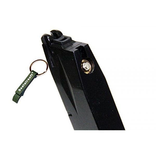 WE Airsoft Gun Magazine 2 WE 26rds Airsoft Gas Magazine HK3P Samuri Edge MOD Biohazard M9 -Mobile Ring Included