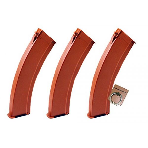 CYMA Airsoft Gun Magazine 1 CYMA 800rds RPK High Speed Flash Airsoft Magazine for AK47 AK74 Series X 3PCS -Mobile Ring Included