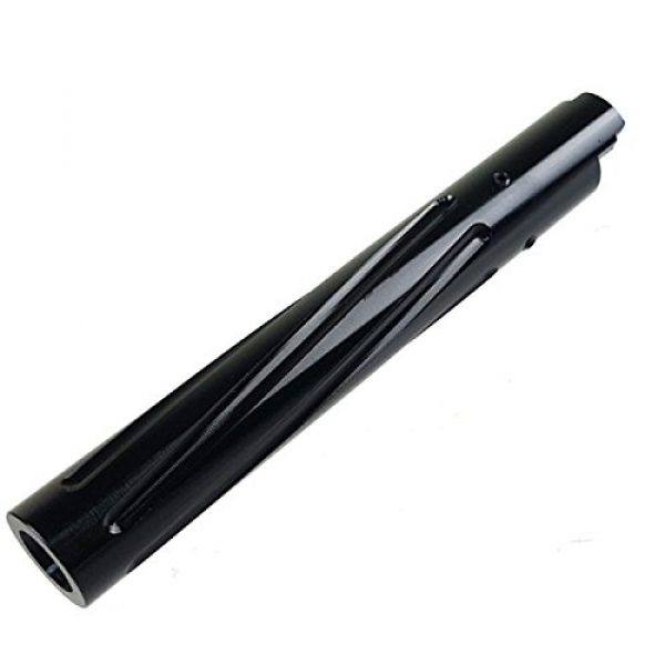 Airsoft Shopping Mall Airsoft Gun Part 1 Airsoft Shooting Gear 5KU Non-Recoil Spiral Outer Barrel For Hi-Capa 5.1 GBB Black