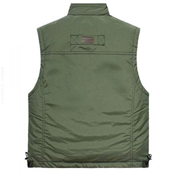 DAFREW Airsoft Tactical Vest 2 DAFREW Breathable Vest Middle-Aged mesh Vest Multi-Pocket Outdoor Leisure Fishing Thin Vest (Color : Army Green, Size : M)