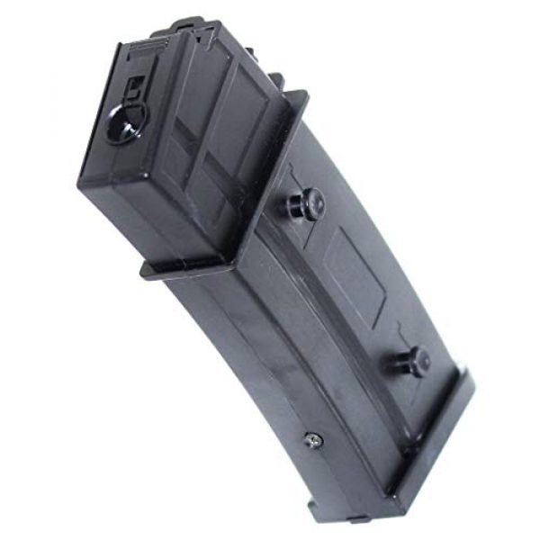 Airsoft Gang Airsoft Gun Magazine 1 Airsoft Parts Battleaxe 430rd Flash Mag Hi-Cap Magazine for Tokyo Marui Elite Force JG Jing Gong CYMA Classic Army ARES S&T G36 Series AEG Black